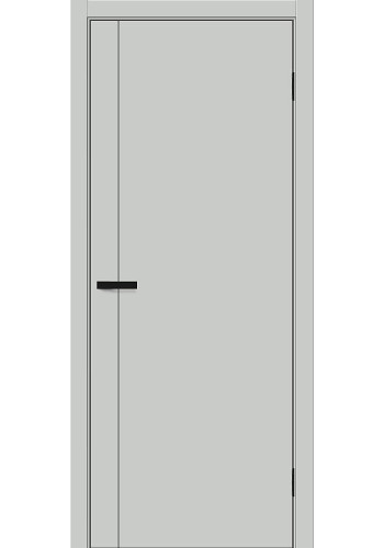 Межкомнатная дверь Браво-0.10 П, цвет Grey Silk